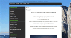 Desktop Screenshot of guides-montagne-bellevaux.com