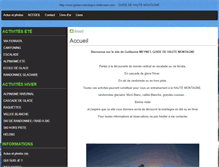 Tablet Screenshot of guides-montagne-bellevaux.com